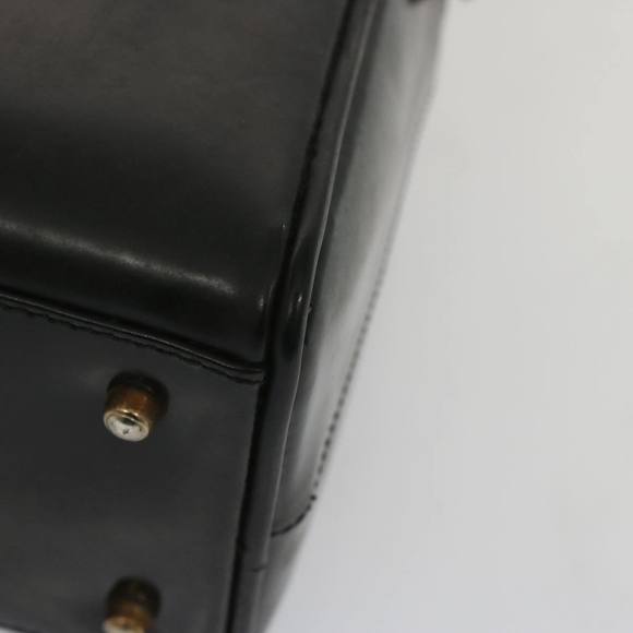 GUCCI Hand Bag Patent leather 2way Black Auth 67289 - Picture 14 of 16